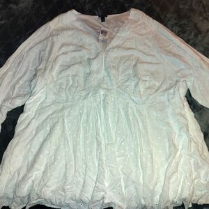 White blouse from Torrid